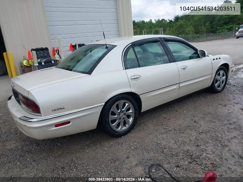 2003 Buick Park Avenue Ultra VIN: 1G4CU541534203511 Lot: 39433903