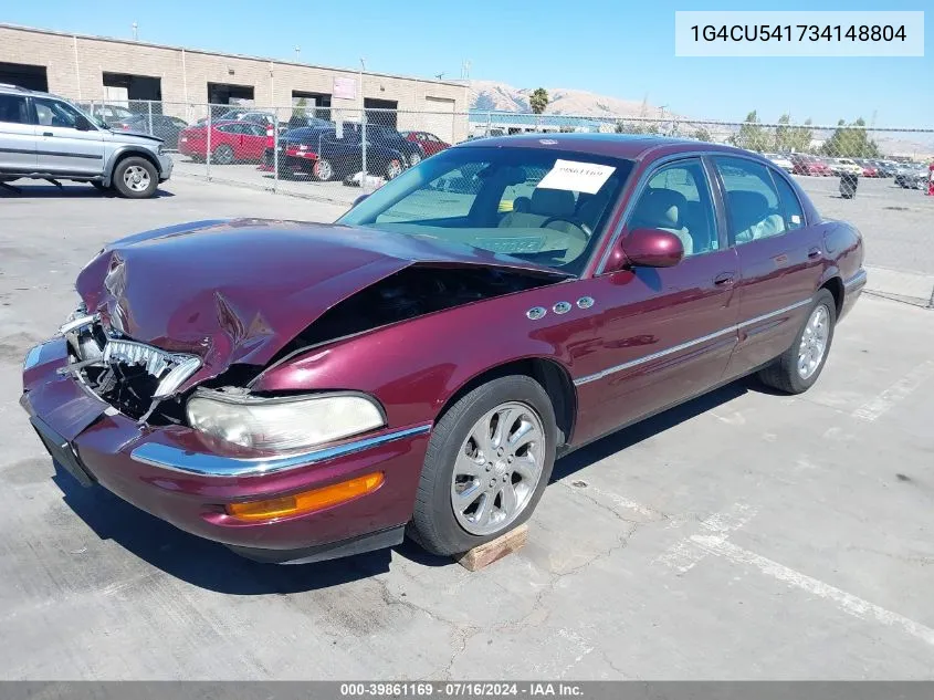 2003 Buick Park Avenue Ultra VIN: 1G4CU541734148804 Lot: 39861169