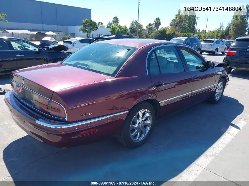 2003 Buick Park Avenue Ultra VIN: 1G4CU541734148804 Lot: 39861169