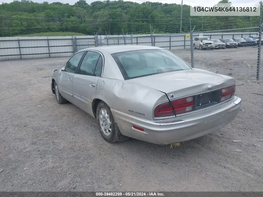 1G4CW54K644136812 2004 Buick Park Avenue