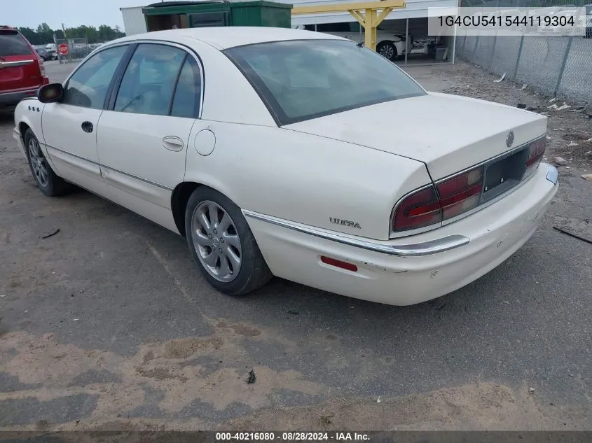 1G4CU541544119304 2004 Buick Park Avenue Ultra