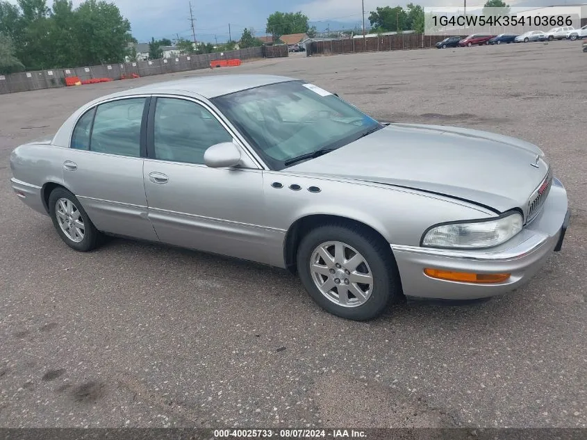 2005 Buick Park Avenue VIN: 1G4CW54K354103686 Lot: 40025733