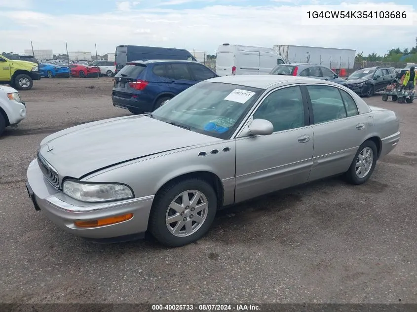 2005 Buick Park Avenue VIN: 1G4CW54K354103686 Lot: 40025733