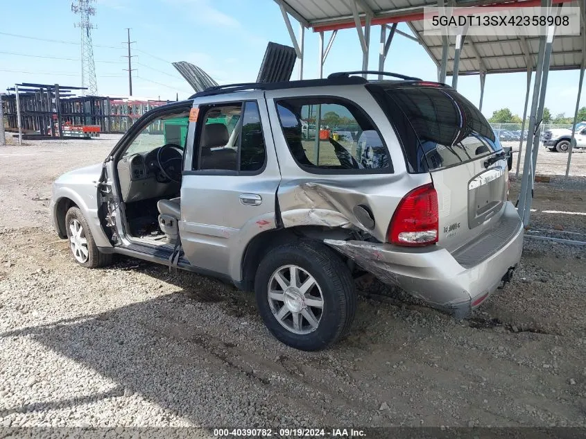 2004 Buick Rainier Cxl Plus VIN: 5GADT13SX42358908 Lot: 40390782