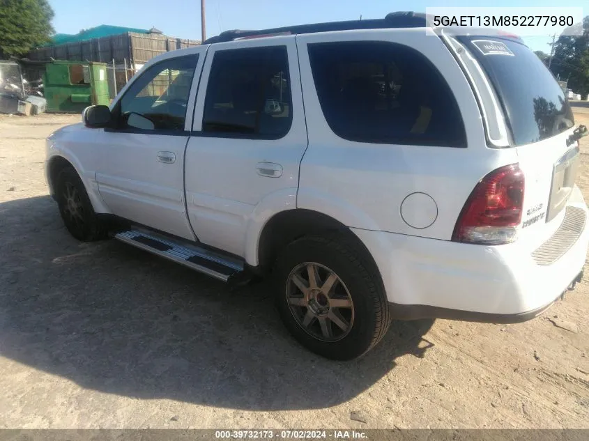 2005 Buick Rainier Cxl VIN: 5GAET13M852277980 Lot: 39732173