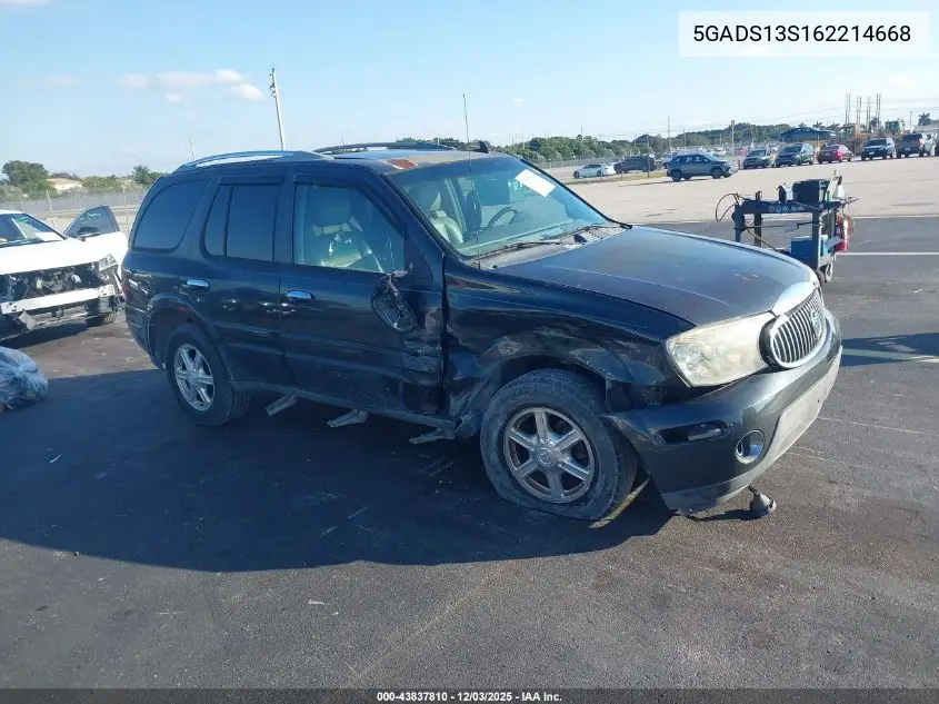 5GADS13S162214668 2006 Buick Rainier Cxl