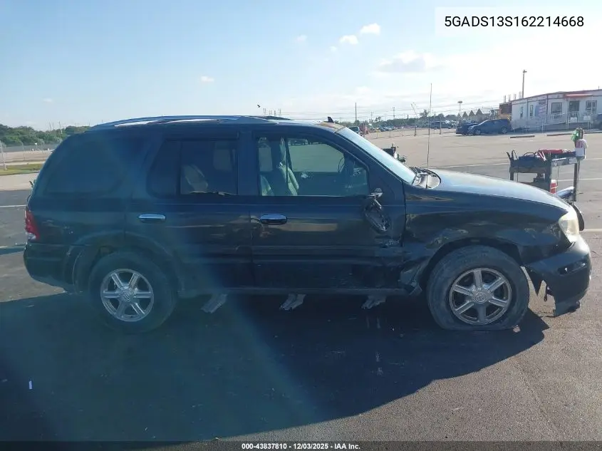 5GADS13S162214668 2006 Buick Rainier Cxl