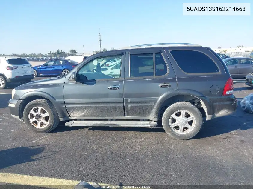 5GADS13S162214668 2006 Buick Rainier Cxl