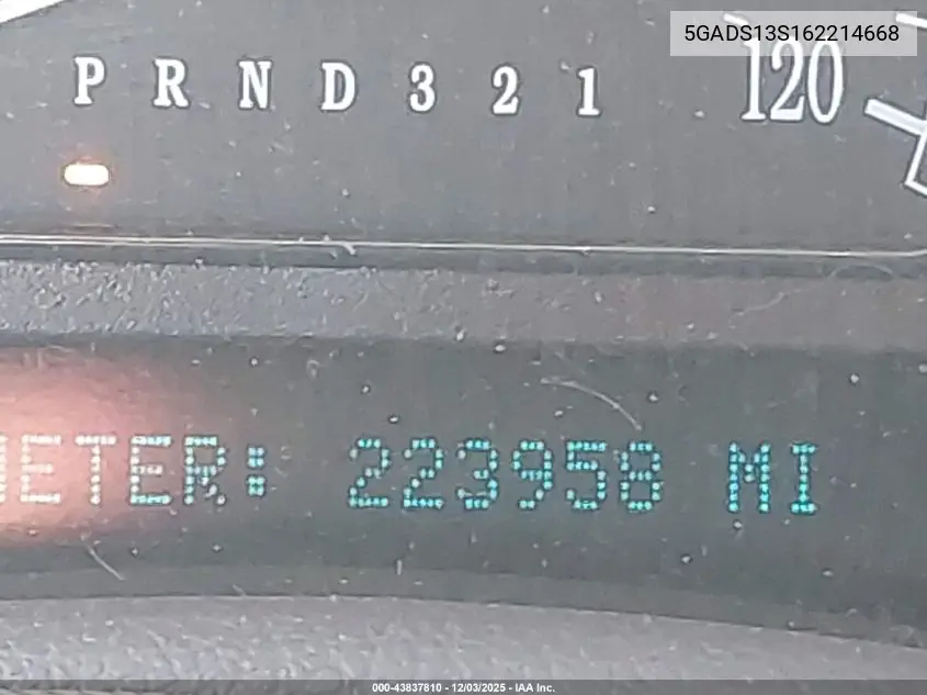 5GADS13S162214668 2006 Buick Rainier Cxl