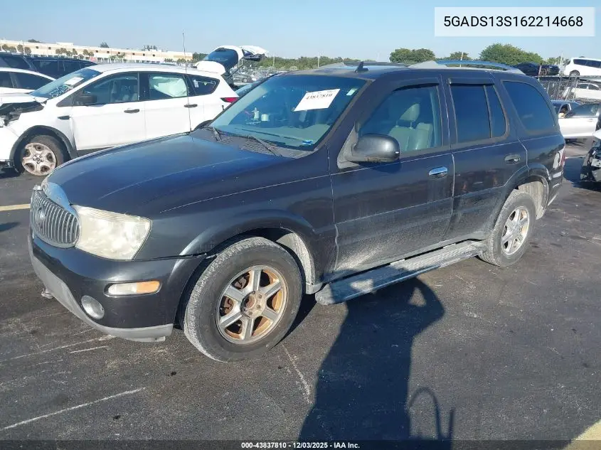 5GADS13S162214668 2006 Buick Rainier Cxl
