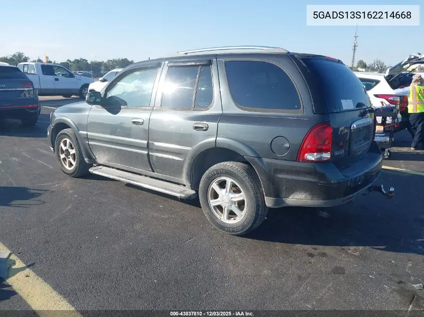 5GADS13S162214668 2006 Buick Rainier Cxl