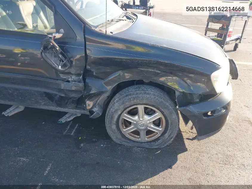 5GADS13S162214668 2006 Buick Rainier Cxl