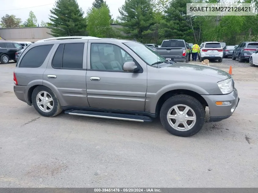 2007 Buick Rainier Cxl VIN: 5GAET13M272128421 Lot: 39451476