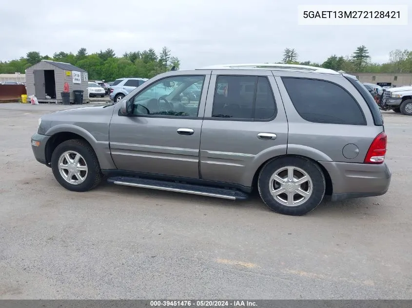 2007 Buick Rainier Cxl VIN: 5GAET13M272128421 Lot: 39451476