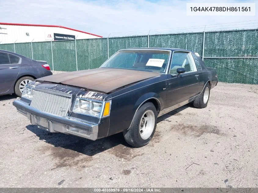 1983 Buick Regal T-Type VIN: 1G4AK4788DH861561 Lot: 40359976