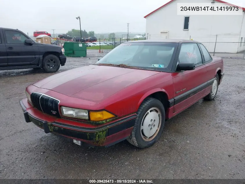 2G4WB14T4L1419973 1990 Buick Regal Custom