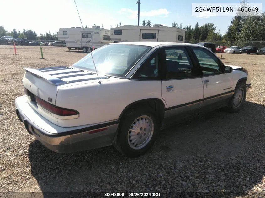 2G4WF51L9N1460649 1992 Buick Regal Gran Sport