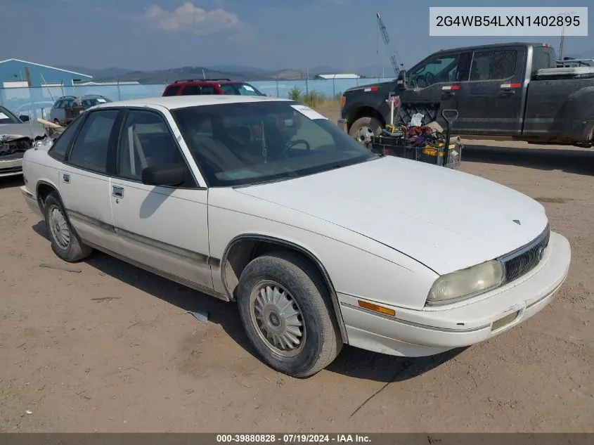 2G4WB54LXN1402895 1992 Buick Regal Custom