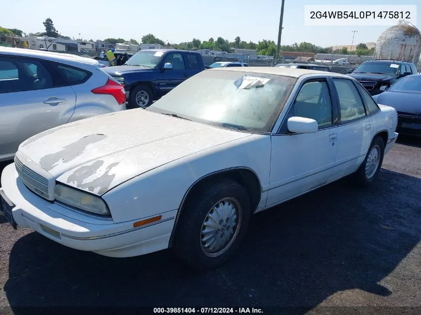 2G4WB54L0P1475812 1993 Buick Regal Custom