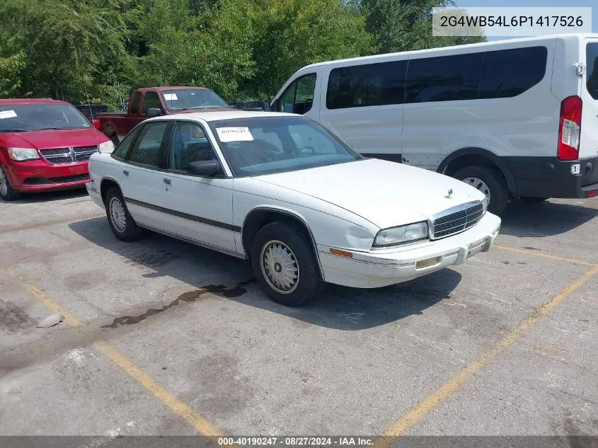 2G4WB54L6P1417526 1993 Buick Regal Custom