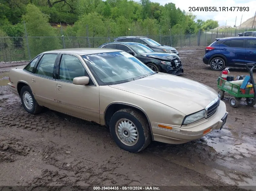 1994 Buick Regal Custom VIN: 2G4WB55L1R1477893 Lot: 39404435