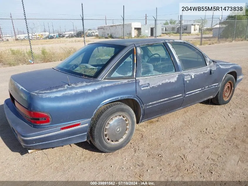 1994 Buick Regal Custom VIN: 2G4WB55M5R1473838 Lot: 39891562