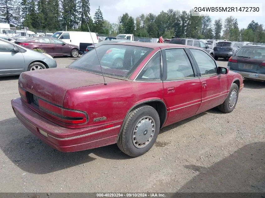 1994 Buick Regal Custom VIN: 2G4WB55M2R1472730 Lot: 40293294