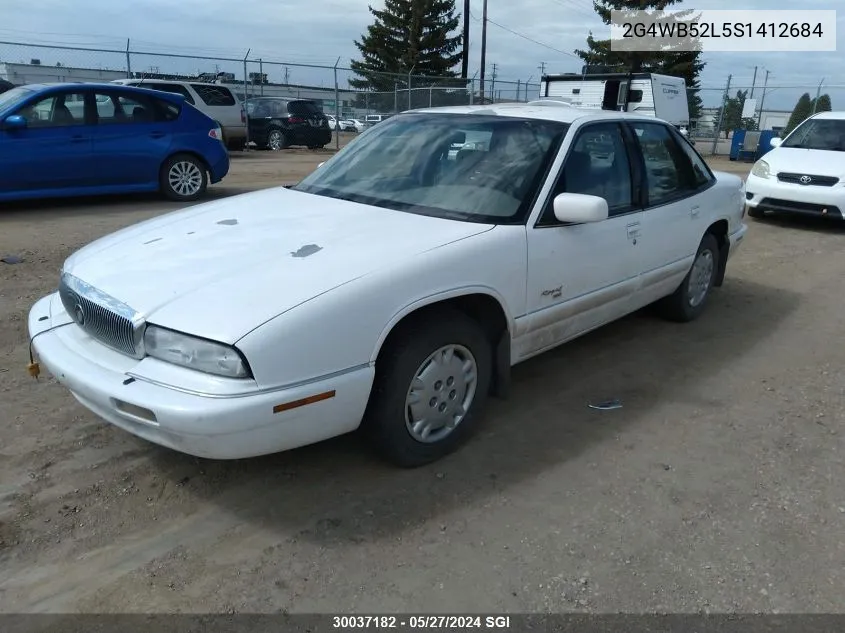 1995 Buick Regal Custom VIN: 2G4WB52L5S1412684 Lot: 30037182