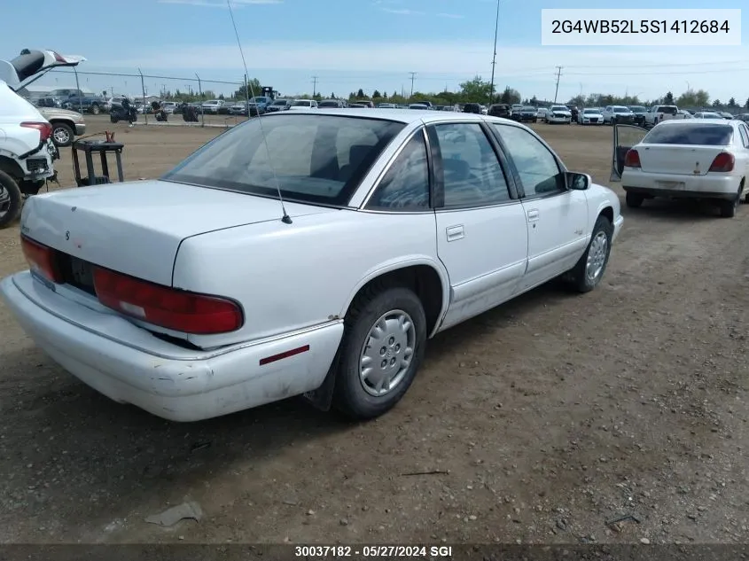 1995 Buick Regal Custom VIN: 2G4WB52L5S1412684 Lot: 30037182