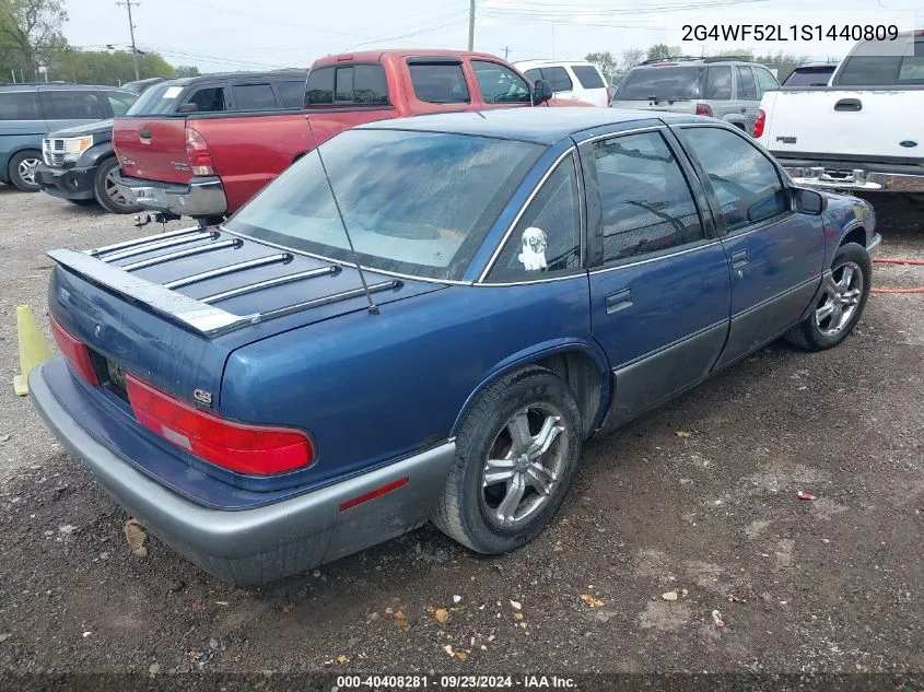 1995 Buick Regal Gran Sport VIN: 2G4WF52L1S1440809 Lot: 40408281