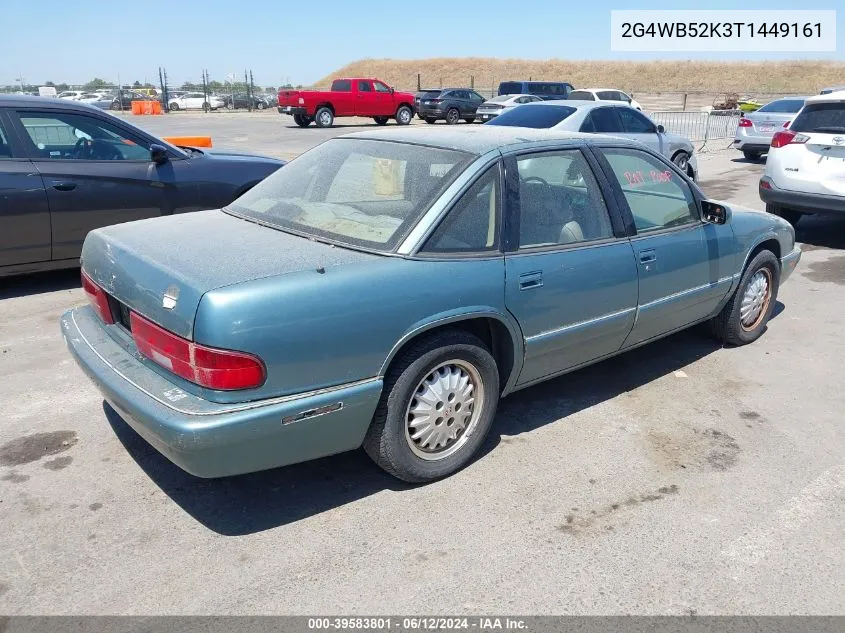 1996 Buick Regal Custom VIN: 2G4WB52K3T1449161 Lot: 39583801