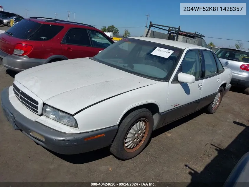 1996 Buick Regal Gran Sport VIN: 2G4WF52K8T1428357 Lot: 40424620