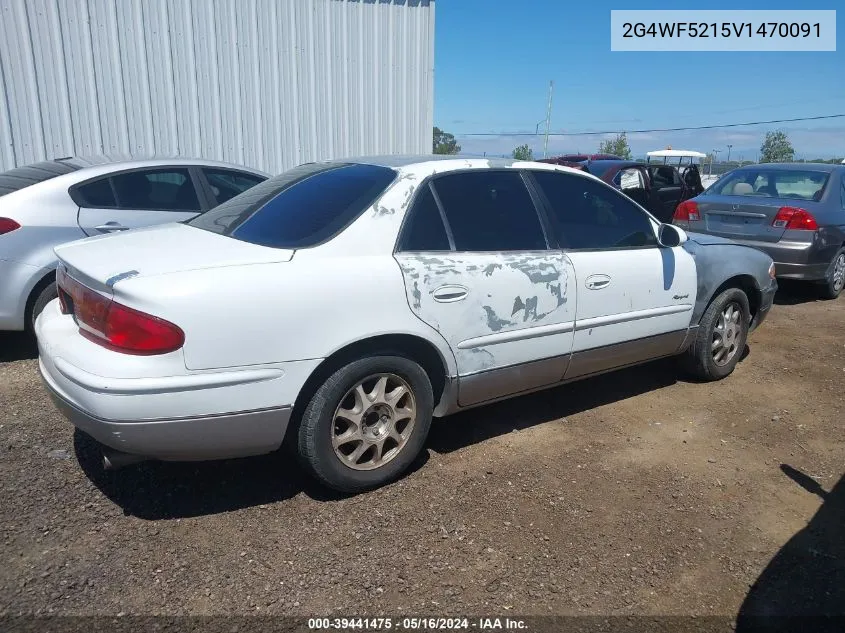 1997 Buick Regal Gs VIN: 2G4WF5215V1470091 Lot: 39441475