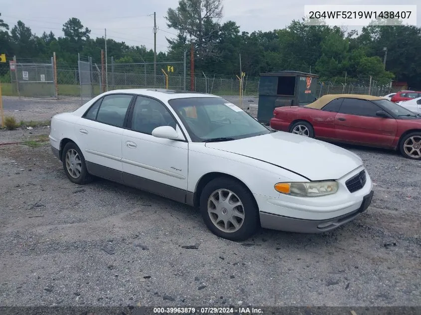 1998 Buick Regal Gs VIN: 2G4WF5219W1438407 Lot: 39963879