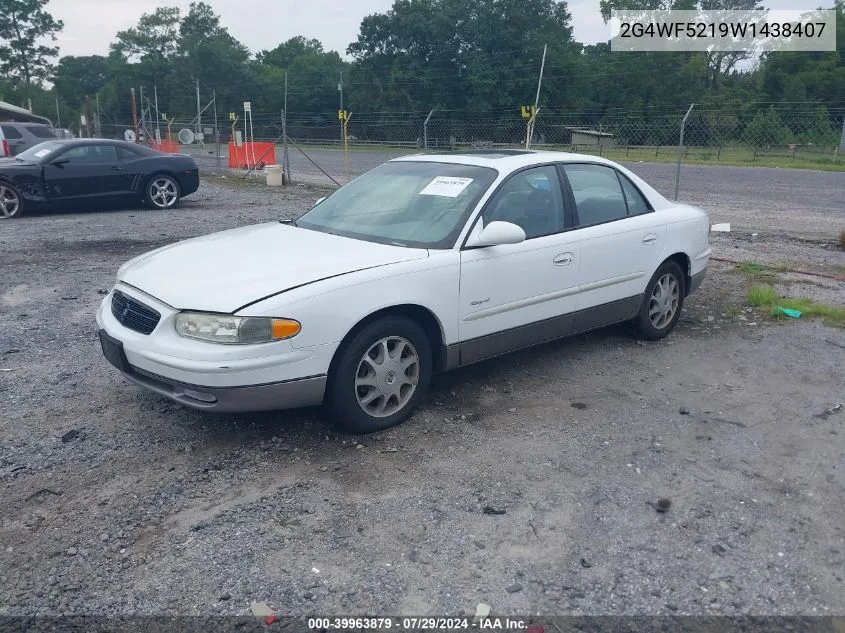 1998 Buick Regal Gs VIN: 2G4WF5219W1438407 Lot: 39963879