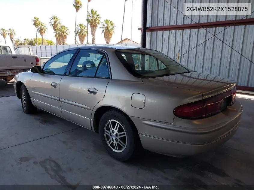 1999 Buick Regal Ls VIN: 2G4WB52K2X1528875 Lot: 39746640