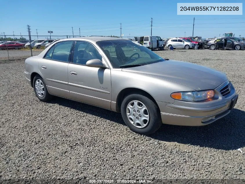 2000 Buick Regal Ls VIN: 2G4WB55K7Y1282208 Lot: 39770825