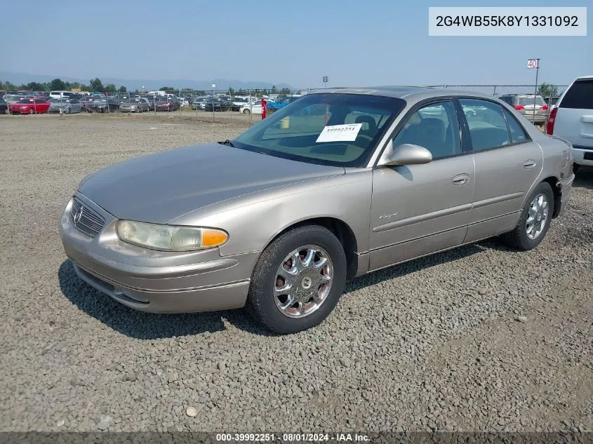 2G4WB55K8Y1331092 2000 Buick Regal Ls