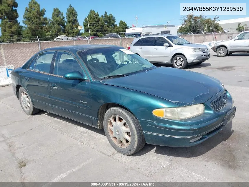 2000 Buick Regal Ls VIN: 2G4WB55K3Y1289530 Lot: 40391531