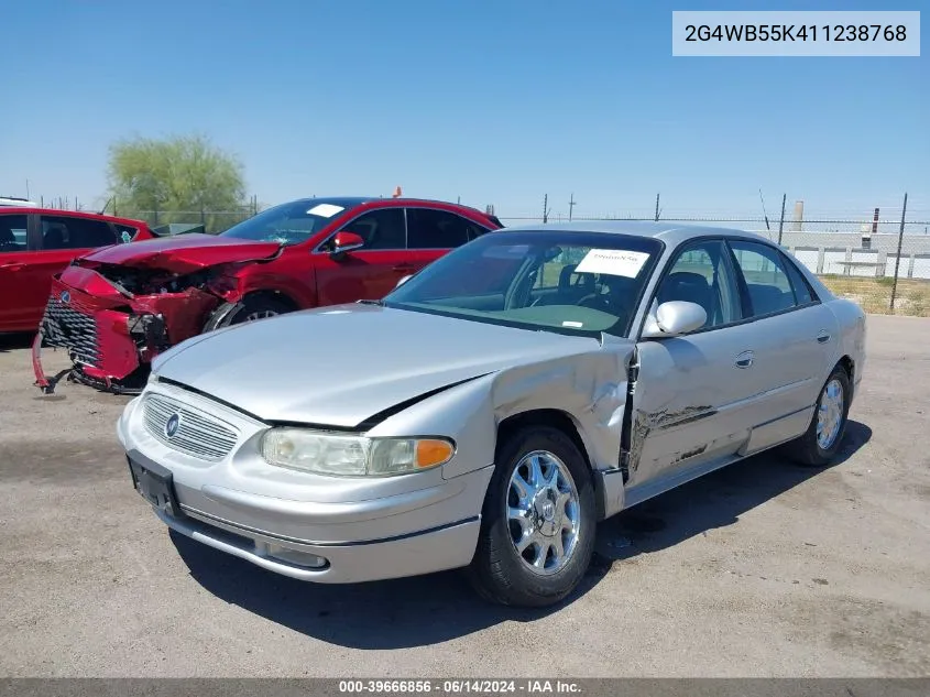 2001 Buick Regal Ls VIN: 2G4WB55K411238768 Lot: 39666856