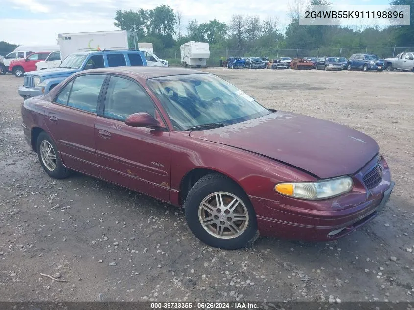 2001 Buick Regal Ls VIN: 2G4WB55K911198896 Lot: 39733355