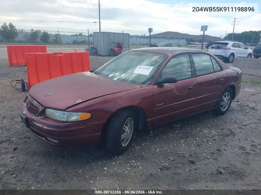 2001 Buick Regal Ls VIN: 2G4WB55K911198896 Lot: 39733355