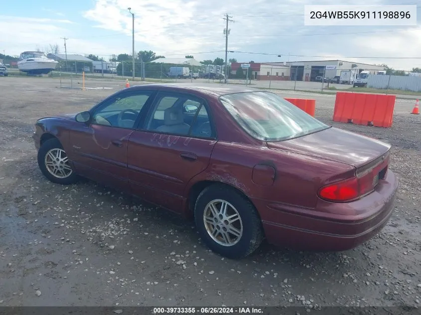 2001 Buick Regal Ls VIN: 2G4WB55K911198896 Lot: 39733355