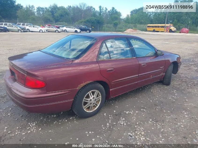 2001 Buick Regal Ls VIN: 2G4WB55K911198896 Lot: 39733355