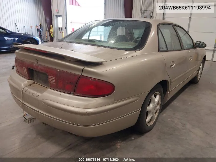 2G4WB55K611193994 2001 Buick Regal Ls