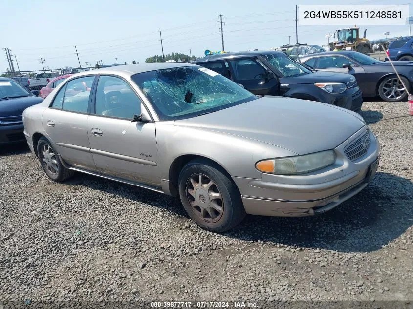 2001 Buick Regal Ls VIN: 2G4WB55K511248581 Lot: 39877717