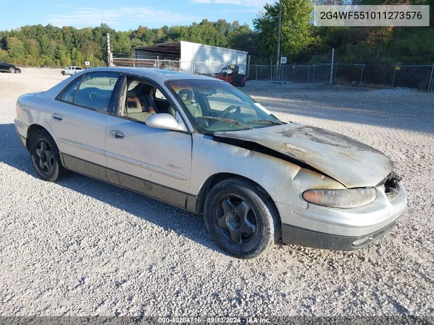 2001 Buick Regal Gs VIN: 2G4WF551011273576 Lot: 40284716