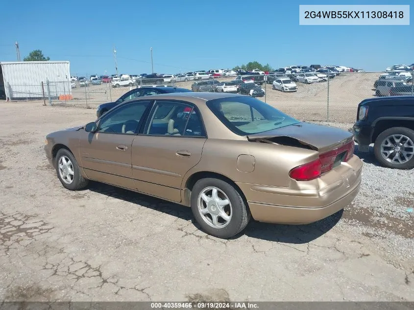 2001 Buick Regal Ls VIN: 2G4WB55KX11308418 Lot: 40359466