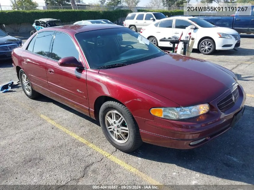 2001 Buick Regal Ls VIN: 2G4WB55K911191267 Lot: 40418557