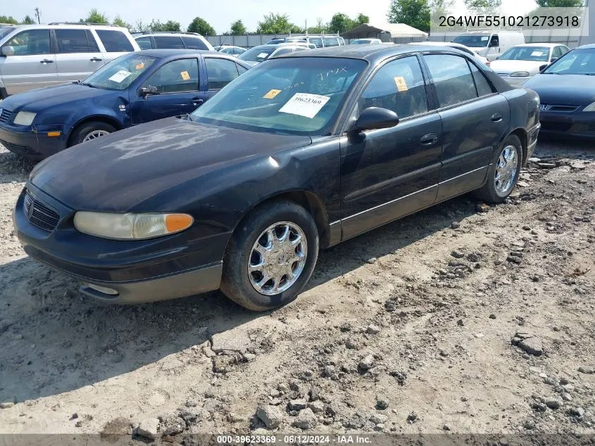 2002 Buick Regal Gs VIN: 2G4WF551021273918 Lot: 39623369